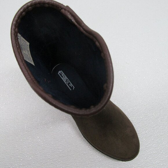 Charleston Shoe Co. Legare Rain Olive Suede Boot size 7 - Picture 11 of 12